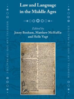 Law and Language in the Middle Ages