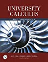 University Calculus; Early Transcendentals (4th Edition)
