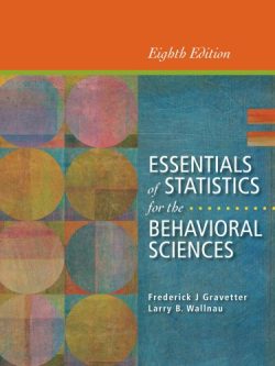 Essentials of Statistics for the Behavioral Sciences (8th Edition)