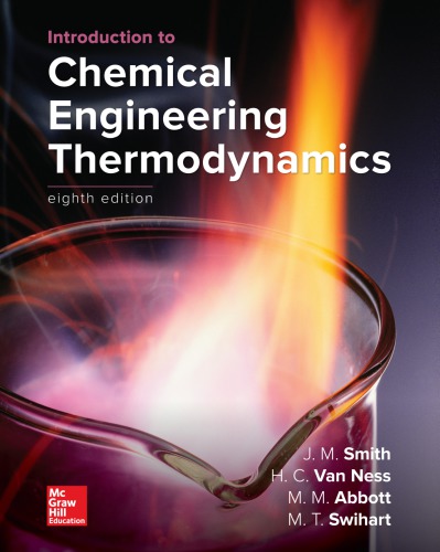 Introduction to Chemical Engineering Thermodynamics (8th Edition)