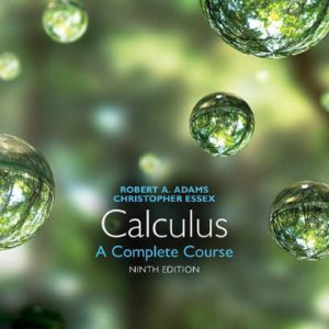 Calculus a Complete Course (9th Edition)