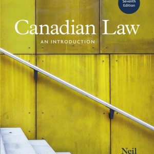 Canadian Law An Introduction (7th Edition)
