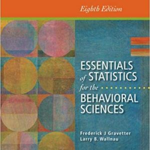 Essentials of Statistics for the Behavioral Sciences (8th Edition)