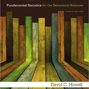Fundamental Statistics for the Behavioral Sciences (8th edition)
