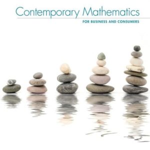 Contemporary Mathematics for Business & Consumers, 9th (9th Edition)