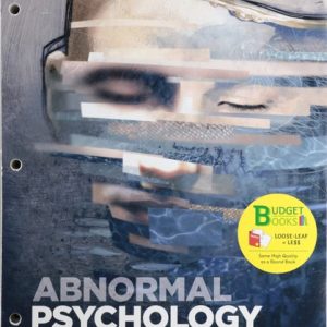 Abnormal Psychology (Eleventh Edition)
