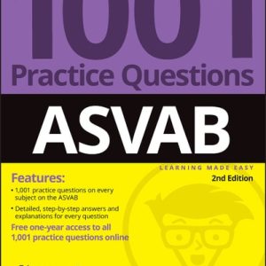 ASVAB: 1001 Practice Questions For Dummies ( Online Practice) (2nd Edition)