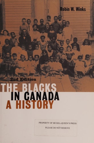 Blacks in Canada (A History) (2nd Edition)