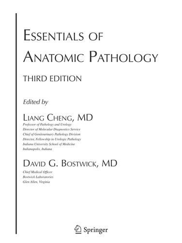 Essentials of Anatomic Pathology (3rd Edition)