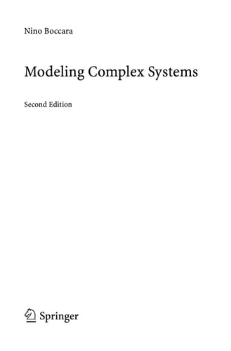 Modeling Complex Systems (2nd Edition)