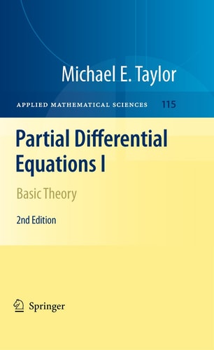 Partial Differential Equations I (Basic Theory) (2nd Edition)