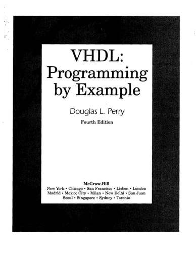 VHDL: Programming by Example (4th Edition)