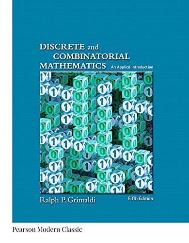 Discrete and Combinatorial Mathematics (Classic Version) (5th Edition)