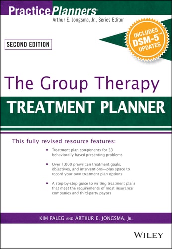 The Group Therapy Treatment Planner, with DSM-5 Updates (2nd Edition)