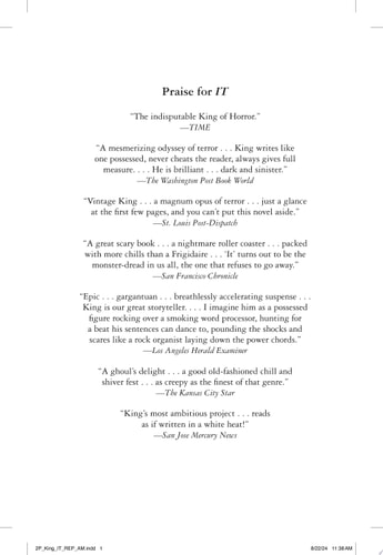 It A Novel (1st Edition)