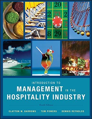 Introduction to Management in the Hospitality Industry (10th Edition)