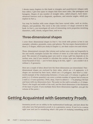 Geometry For Dummies (3rd Edition)