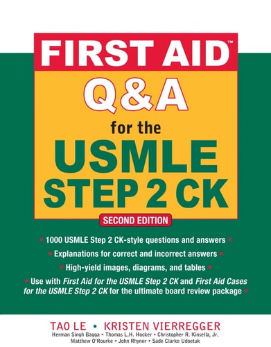 First Aid Q&A for the USMLE Step 2 CK (2nd Edition)