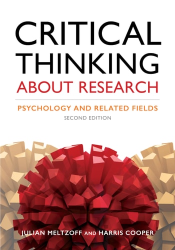 Critical Thinking About Research (2nd Edition)