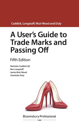 A User's Guide to Trade Marks and Passing Off (5th Edition)