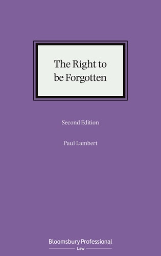 The Right to be Forgotten (2nd Edition)
