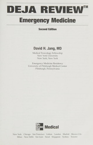 Deja Review Emergency Medicine (2nd Edition)