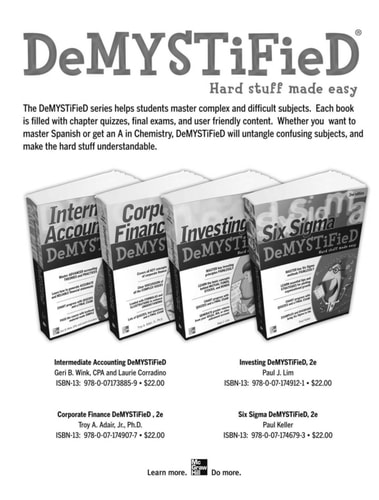 Six Sigma Demystified (2nd Edition)
