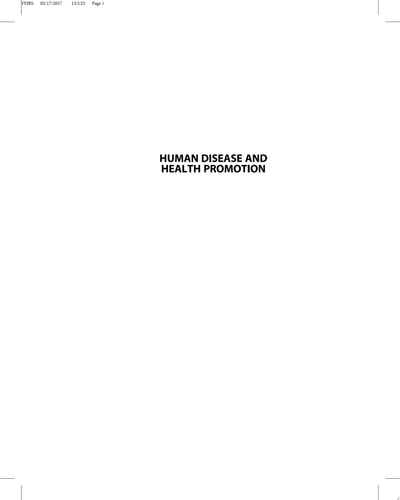 Human Disease and Health Promotion (1st Edition)