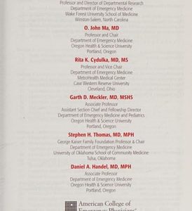 Tintinalli's Emergency Medicine Manual 7/E