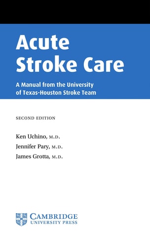 Acute Stroke Care (2nd Edition)