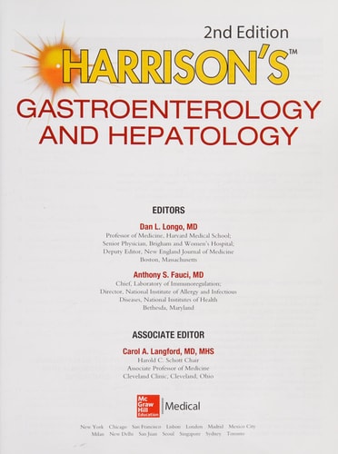 Harrison's Gastroenterology and Hepatology, 2e