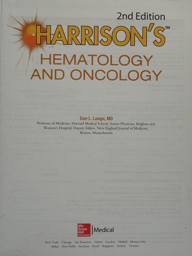 Harrison's Hematology and Oncology (2nd Edition)