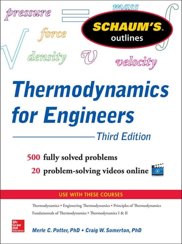 Schaum’s Outline of Thermodynamics for Engineers (3rd Edition)