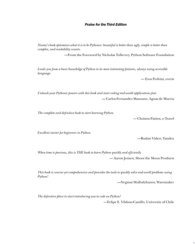The Quick Python Book, Fourth Edition (1st Edition)