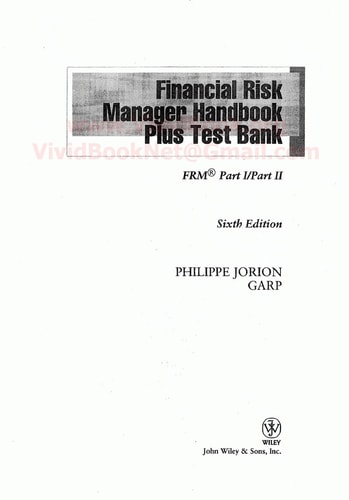 Financial Risk Manager Handbook: FRM Part I / Part II (FRM Part I / Part II) (6th Edition)