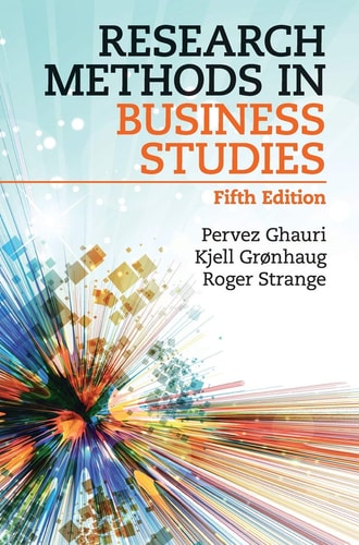 Research Methods in Business Studies (5th Edition)