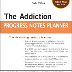 The Addiction Progress Notes Planner, 6th Edition