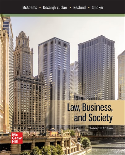 Law, Business, and Society (13th Edition)