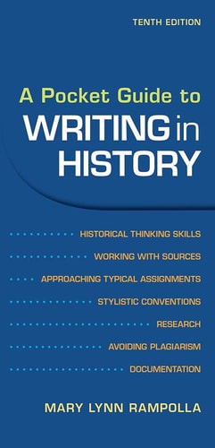 A Pocket Guide to Writing in History (10th Edition)