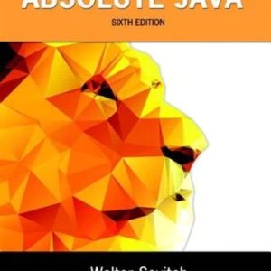 Absolute Java (6th Edition)