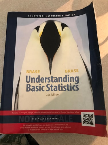 Understanding Basic Statistics (7th Edition)