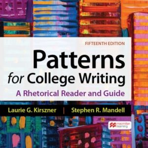 Patterns for College Writing (15th Edition)