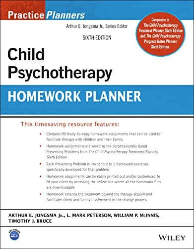 Child Psychotherapy Homework Planner (6th Edition)