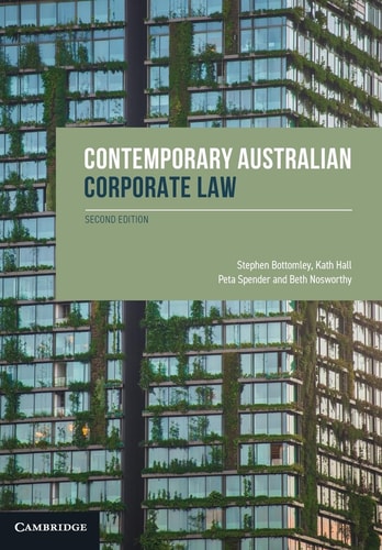 Contemporary Australian Corporate Law (2nd Edition)
