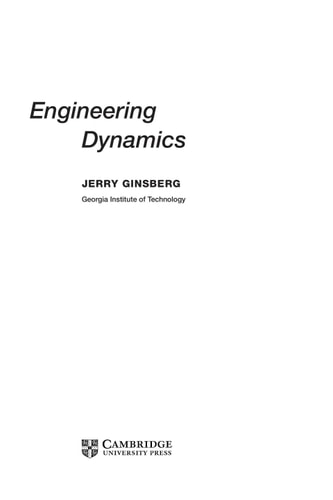 Engineering Dynamics (3rd Edition)