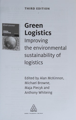 Green Logistics (Improving the Environmental Sustainability of Logistics) (3rd Edition)