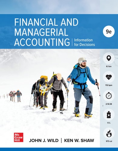 Financial and Managerial Accounting (9th Edition)