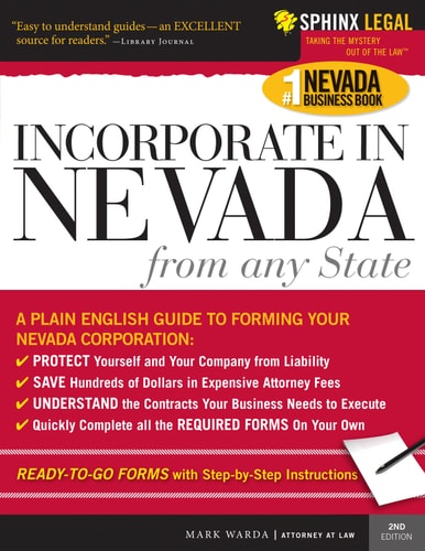 Incorporate in Nevada from Any State (2nd Edition)
