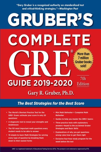 Gruber's Complete GRE Guide 2019-2020 (7th Edition)