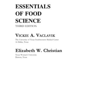 Essentials of Food Science (3rd Edition)